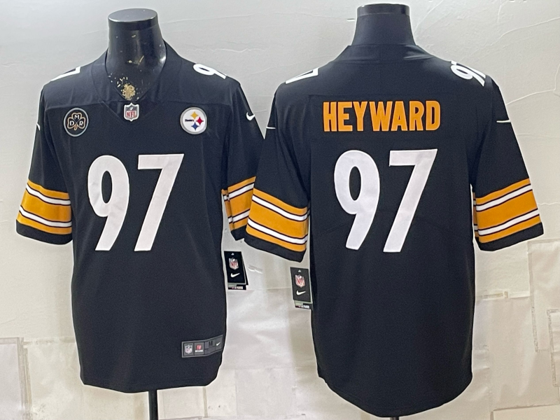 2026 Men Pittsburgh Steelers #97 Heyward Black Limited Nike NFL Jersey 0829005->pittsburgh steelers->NFL Jersey